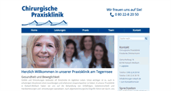 Desktop Screenshot of chirurgie-rottach.de
