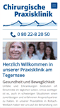 Mobile Screenshot of chirurgie-rottach.de